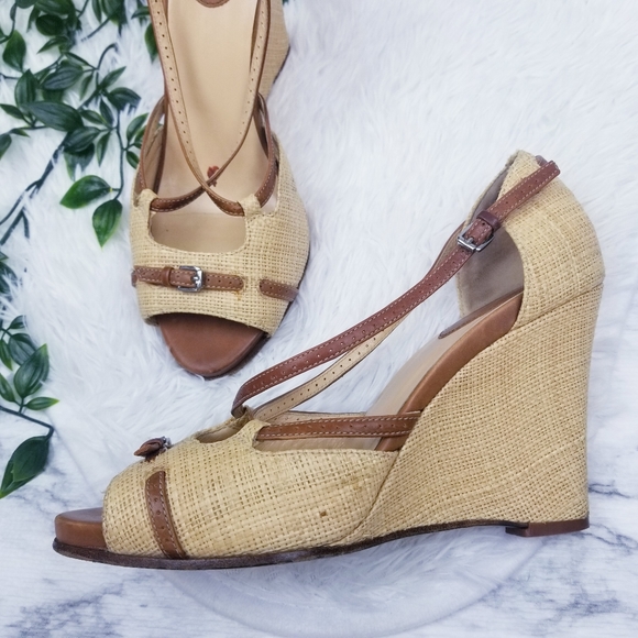 Cole Haan Nantucket Air Max Wedge Sandal EUC - Picture 2 of 8